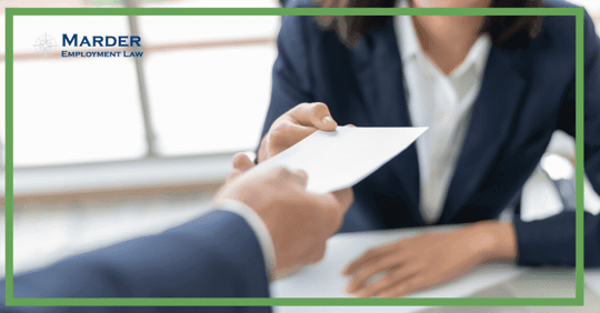 employer paying employee their check