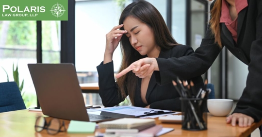 boss angry at employee